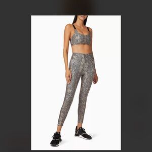 Good American Leopard Eco Sheen Core Power Leggings